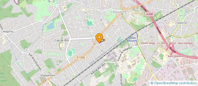 localisation de l'entreprise SCI DE LA RESIDENCE DES TROIS BOUQUETS à PESSAC