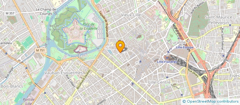 localisation de l'entreprise SCI DE LA RESIDENCE DU PALAIS à MARCQ-EN-BARŒUL