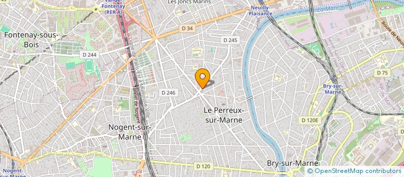 localisation de l'entreprise SCI DE LA RESIDENCE SAINT HONORE  LE PERREUX-SUR-MARNE