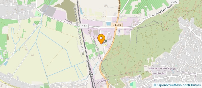 localisation de l'entreprise SCI DE LA RESIDENCE SAINT LUC à VILLENEUVE-LES-AVIGNON