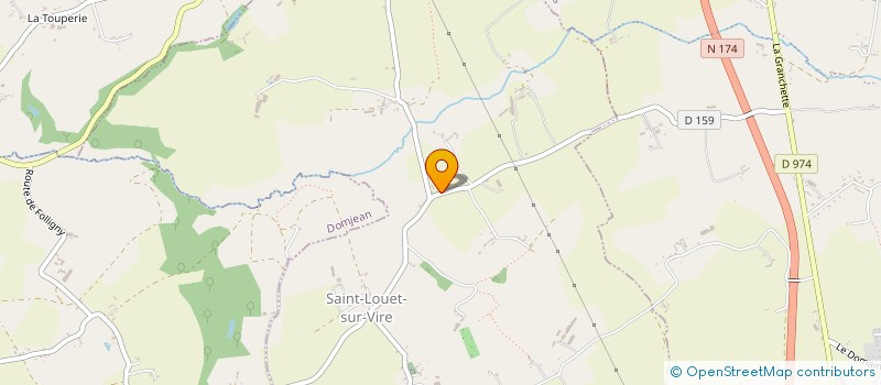 localisation de l'entreprise SCI DE LA RESISTANCE  SAINT-LOUET-SUR-VIRE