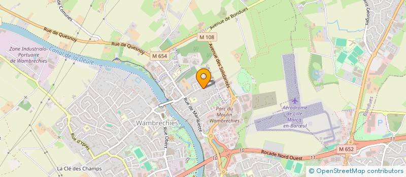 localisation de l'entreprise SCI DE LA RESISTANCE  WAMBRECHIES