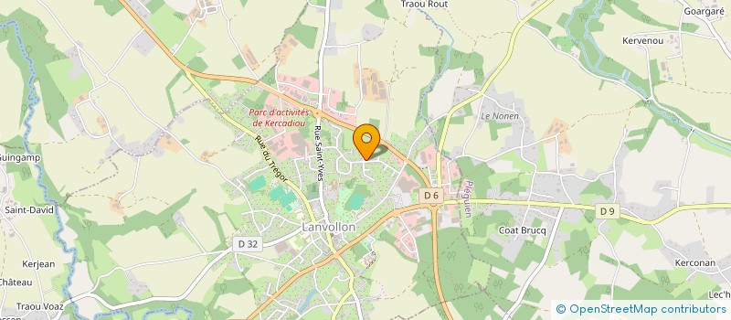 localisation de l'entreprise SCI DE LA RESISTANCE  LANVOLLON