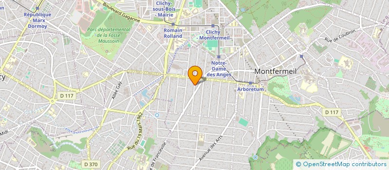 localisation de l'entreprise SCI DE LA RESISTANCE à MONTFERMEIL