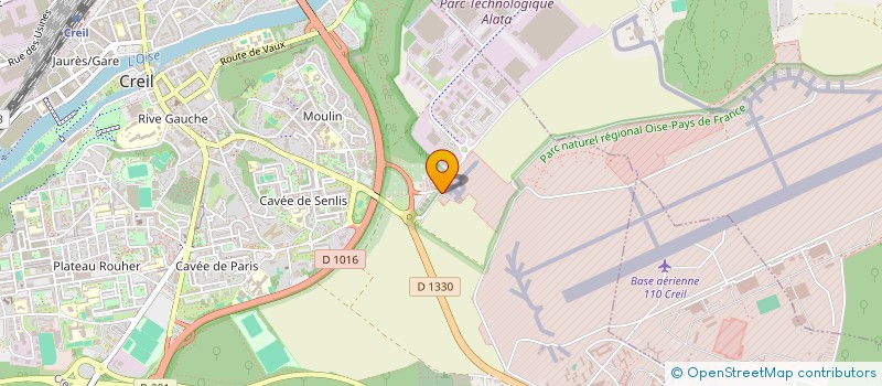 localisation de l'entreprise SCI DE LA RESISTANCE  CREIL