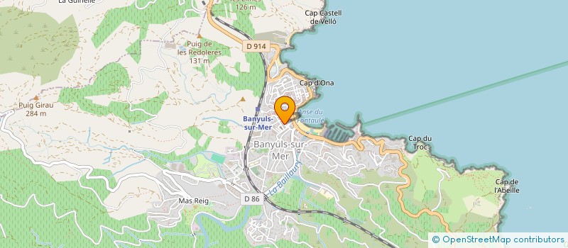 localisation de l'entreprise SCI DE LA RETHORIE à BANYULS-SUR-MER
