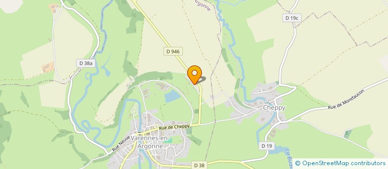localisation de l'entreprise SCI DE LA REULETTE à VARENNES-EN-ARGONNE