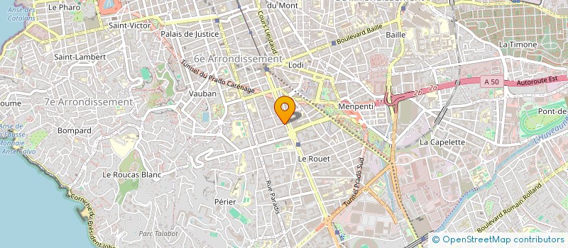 localisation de l'entreprise SCI DE LA REVOLUTION à MARSEILLE