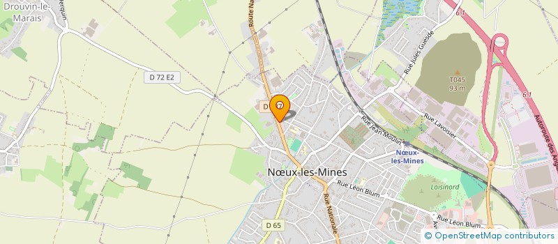 localisation de l'entreprise SCI DE LA RHONELLE  NUX-LES-MINES