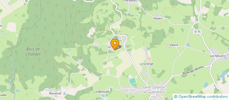 localisation de l'entreprise SCI DE LA RIBIERE à SAINT-SULPICE-LE-GUERETOIS