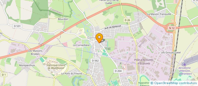 localisation de l'entreprise SCI DE LA RISLE à DAMIGNY