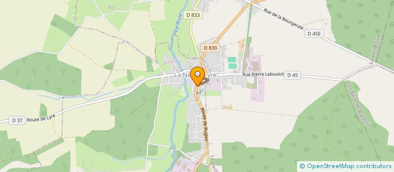 localisation de l'entreprise SCI DE LA RISLE  LA NEUVE-LYRE