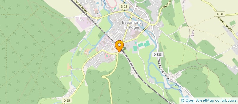 localisation de l'entreprise SCI DE LA RISLE  COMBON