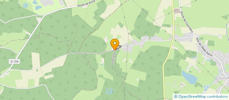 localisation de l'entreprise SCI DE LA RIVE  COURTILLERS