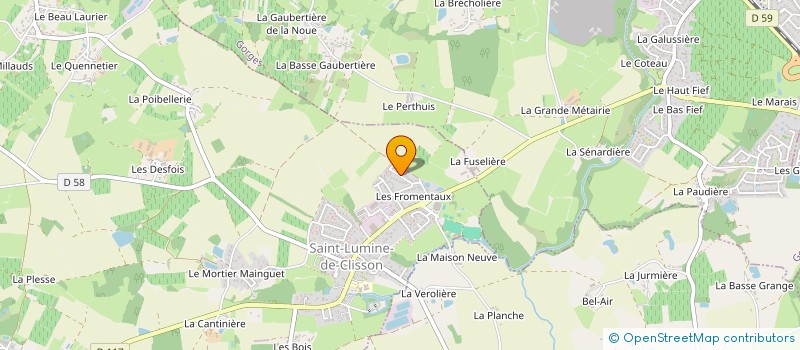 localisation de l'entreprise SCI DE LA RIVE  SAINT-LUMINE-DE-CLISSON