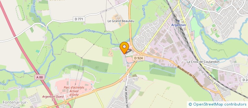 localisation de l'entreprise SCI DE LA RIVE GAUCHE à SARCEAUX