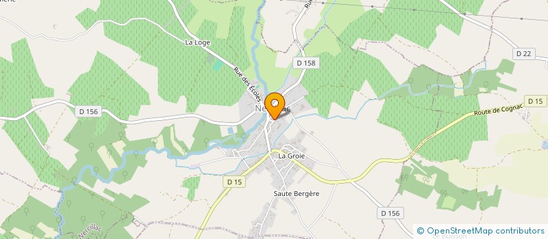 localisation de l'entreprise SCI DE LA RIVELETTE à NERCILLAC