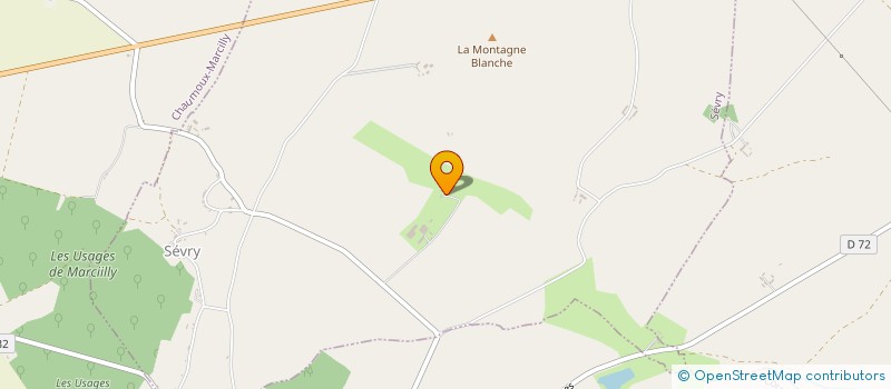 localisation de l'entreprise SCI DE LA RIVIERE  SEVRY