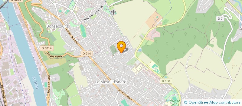 localisation de l'entreprise SCI DE LA RIVIERE  LE MESNIL-ESNARD