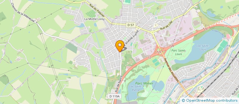 localisation de l'entreprise SCI DE LA RIVIERE à MONTCEAU-LES-MINES