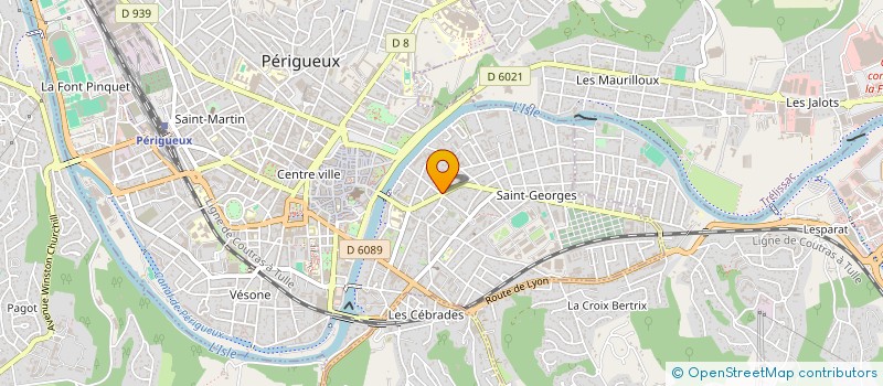 localisation de l'entreprise SCI DE LA RIVIERE à PERIGUEUX