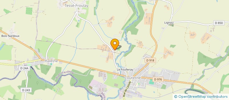 localisation de l'entreprise SCI DE LA RIVIERE à TESSE FROULAY