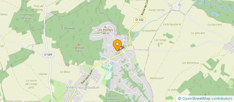 localisation de l'entreprise SCI DE LA RIVIERE  VILLERS-SUR-COUDUN