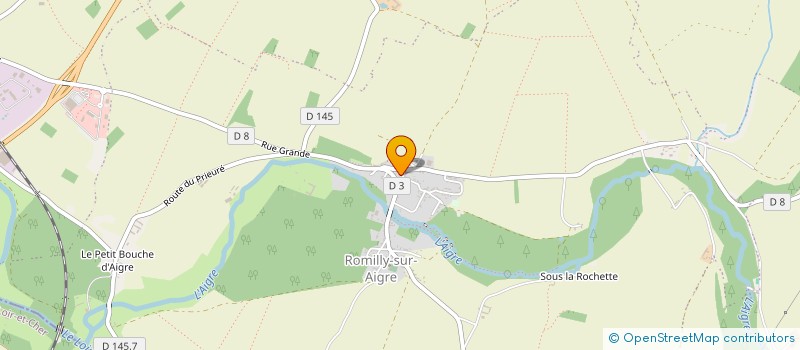 localisation de l'entreprise SCI DE LA RIVIERE à CLOYES-LES-TROIS-RIVIERES
