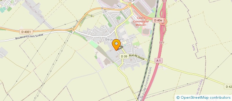 localisation de l'entreprise SCI DE LA ROCADE à HENIN-BEAUMONT