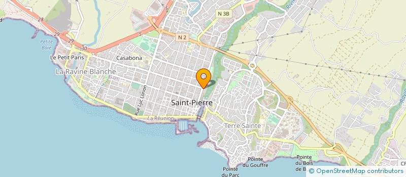 localisation de l'entreprise SCI DE LA ROCADE à SAINT-PIERRE