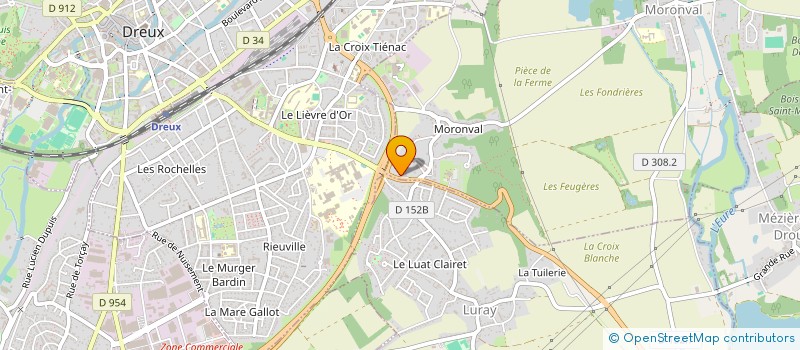 localisation de l'entreprise SCI DE LA ROCADE DE DREUX SUD EST à SAINTE-GEMME-MORONVAL