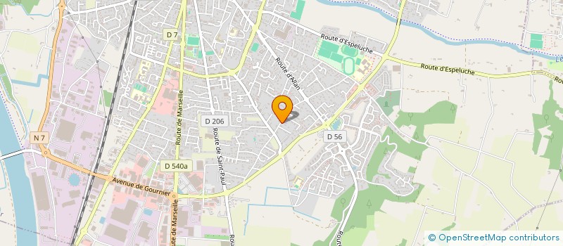 localisation de l'entreprise SCI DE LA ROCAILLE à MONTELIMAR