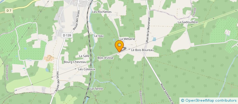 localisation de l'entreprise SCI DE LA ROCHE  CHEILLE