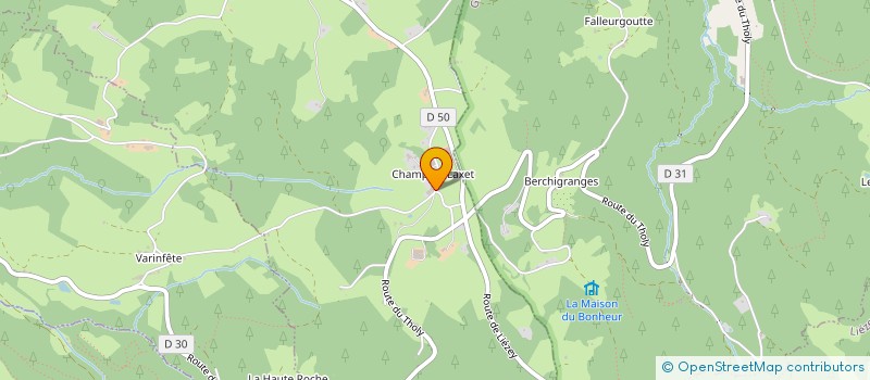 localisation de l'entreprise SCI DE LA ROCHE  CHAMPDRAY