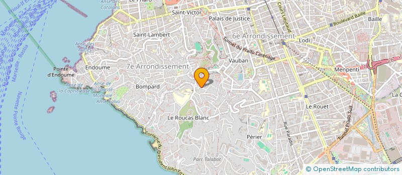 localisation de l'entreprise SCI DE LA ROCHE à MARSEILLE