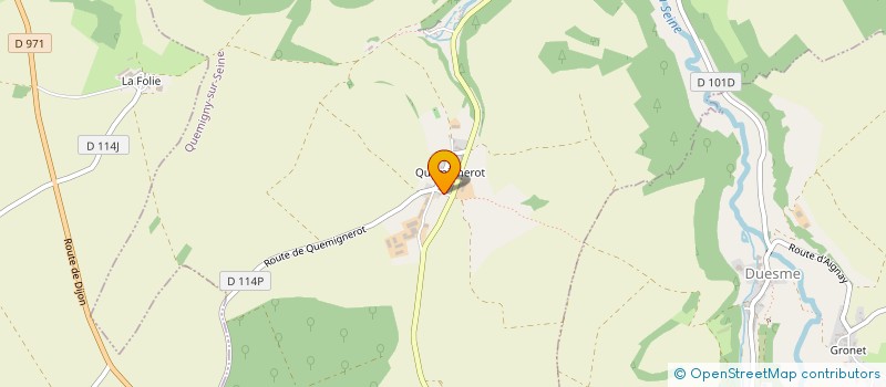 localisation de l'entreprise SCI DE LA ROCHE  QUEMIGNY-SUR-SEINE