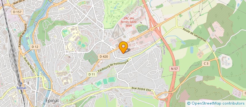 localisation de l'entreprise SCI DE LA ROCHE à EPINAL