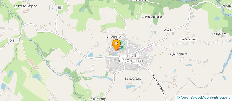 localisation de l'entreprise SCI DE LA ROCHE AUX MOINES  SAINT-AUBIN-DES-ORMEAUX