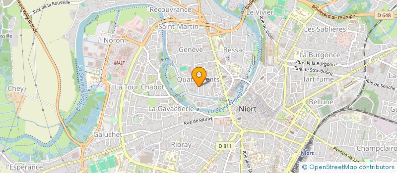 localisation de l'entreprise SCI DE LA ROCHE CANTIN à NIORT