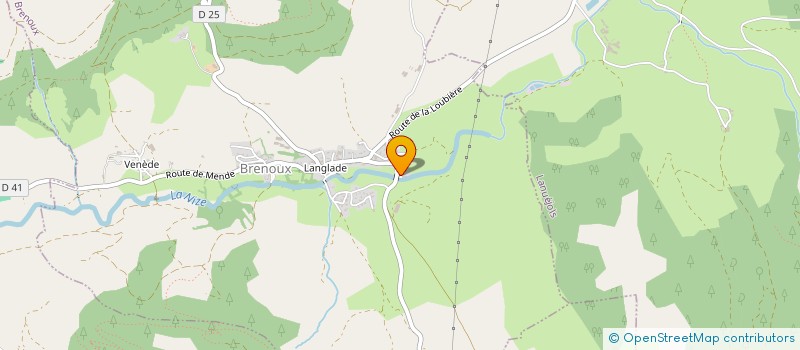 localisation de l'entreprise SCI DE LA ROCHE D'OLT  BARJAC