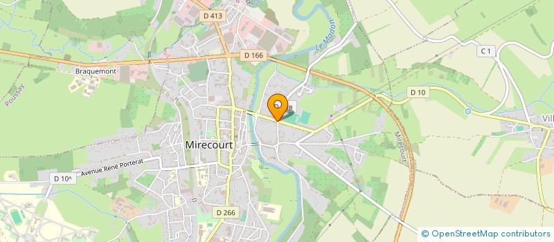 localisation de l'entreprise SCI DE LA ROCHE DES FEES  MIRECOURT