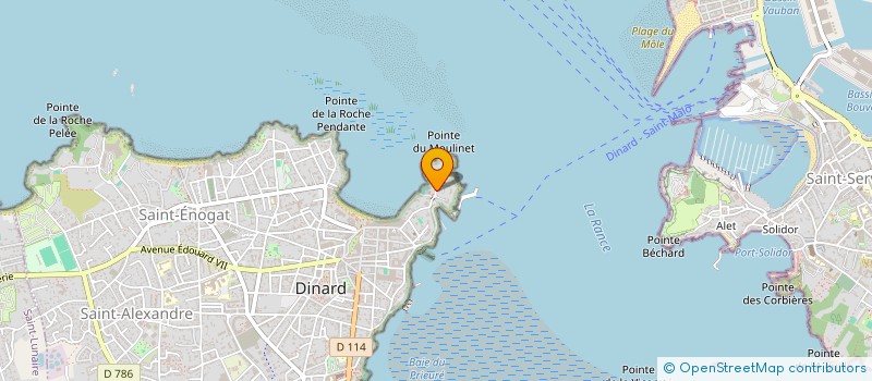 localisation de l'entreprise SCI DE LA ROCHE PENDANTE  DINARD