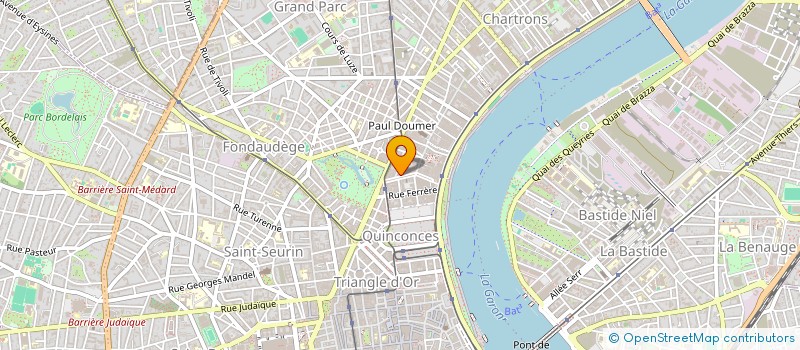 localisation de l'entreprise SCI DE LA ROCHEFOUCAULD  BORDEAUX