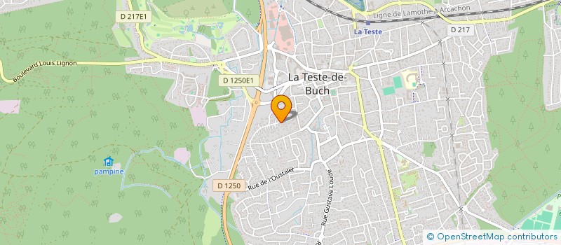 localisation de l'entreprise SCI DE LA ROCHEFOUCAULD  LA TESTE-DE-BUCH