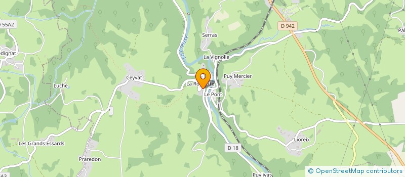 localisation de l'entreprise SCI DE LA ROCHETTE à SAINT-MEDARD-LA-ROCHETTE