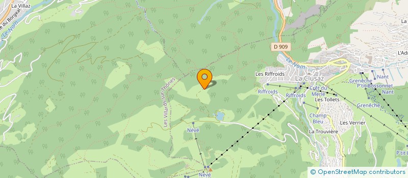 localisation de l'entreprise SCI DE LA ROCHETTE à LA CLUSAZ