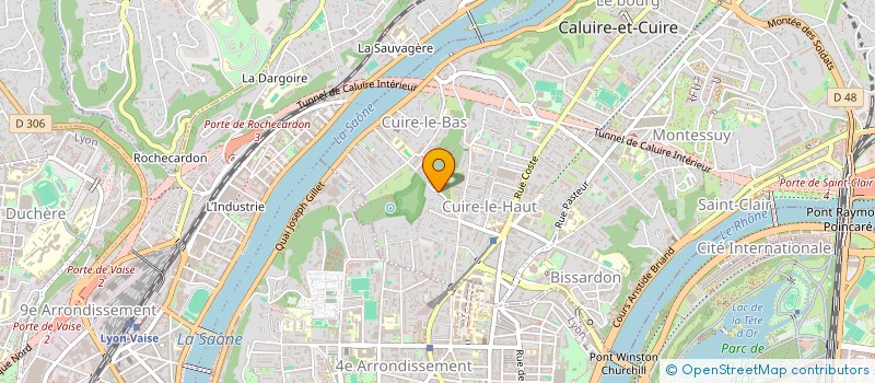 localisation de l'entreprise SCI DE LA ROCHETTE  CALUIRE-ET-CUIRE