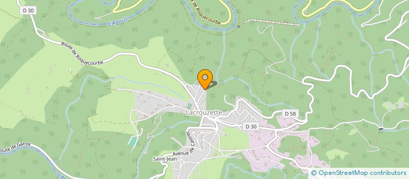 localisation de l'entreprise SCI DE LA ROCQUE  LACROUZETTE