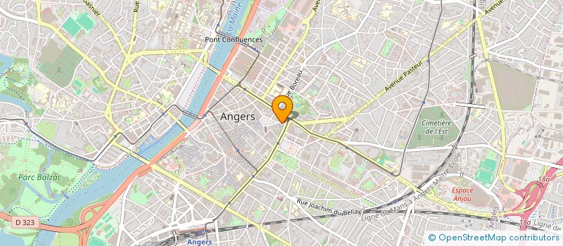 localisation de l'entreprise SCI DE LA ROE D'ANJOU à ANGERS