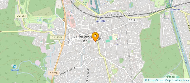 localisation de l'entreprise SCI DE LA ROJEPYLA à LA TESTE-DE-BUCH